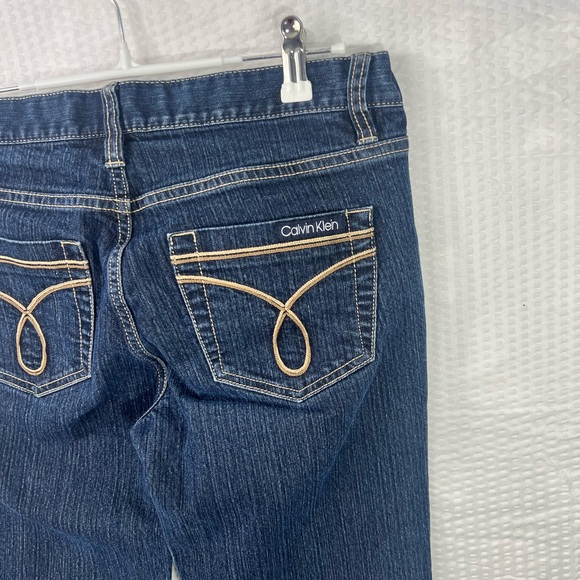 Calvin Klein Jeans women's size 27/4 skinny straight denim dark wash Casual VTG - Picture 12 of 13